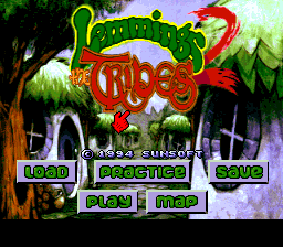 Lemmings 2 - The Tribes (Japan) Title Screen